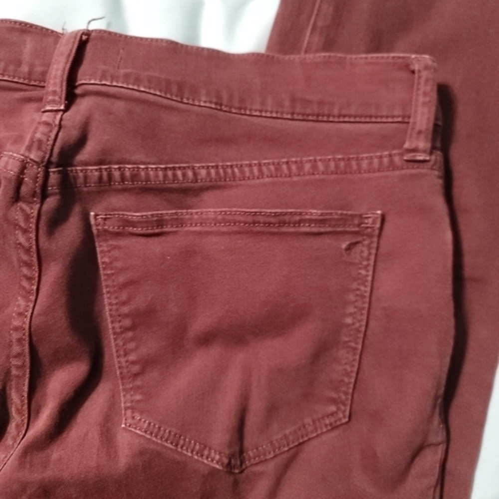 Madewell Women's Burgundy Skinny Jeans Size 28. Good PreOwned Condition.‎ - Picture 11 of 12